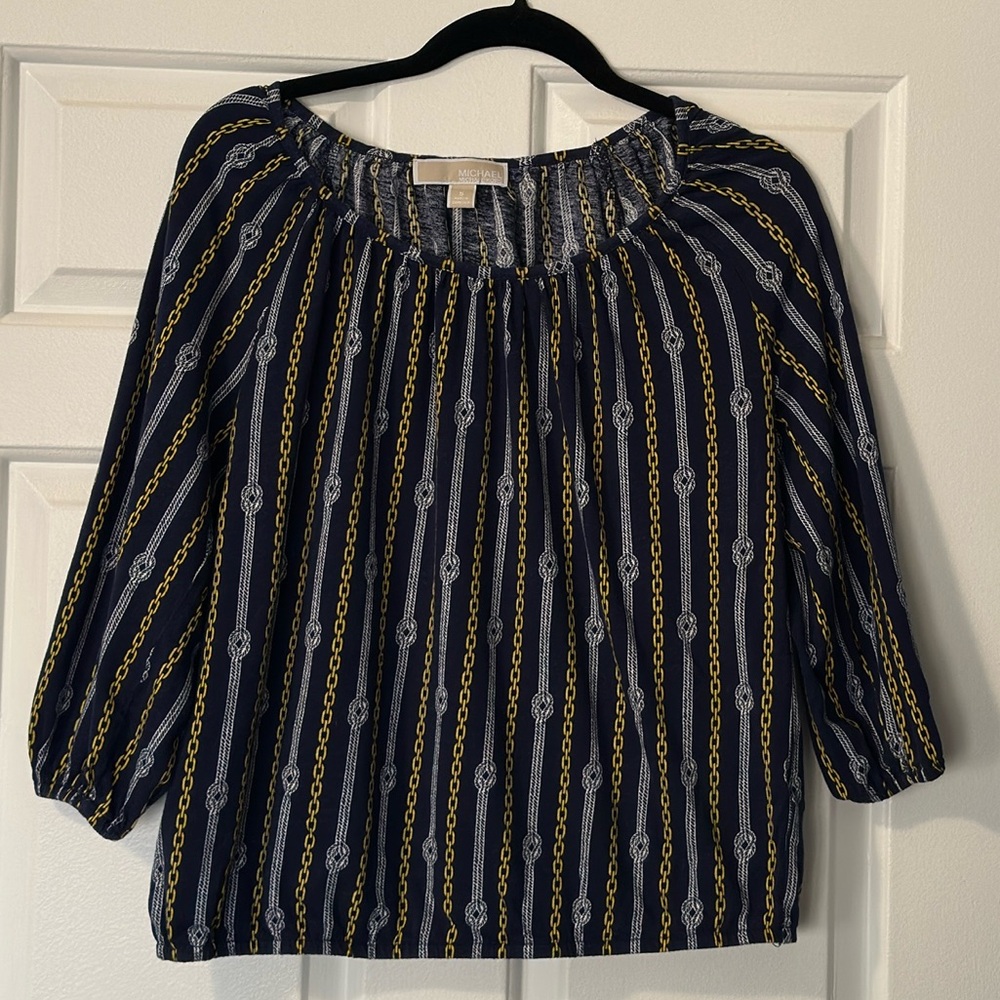 Michael Kors Women Small Blue Top